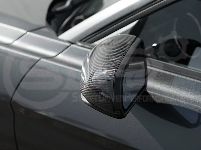 2015-2023 FORD MUSTANG S550 | CARBON FIBER SIDE MIRROR CAP COVER PAIR